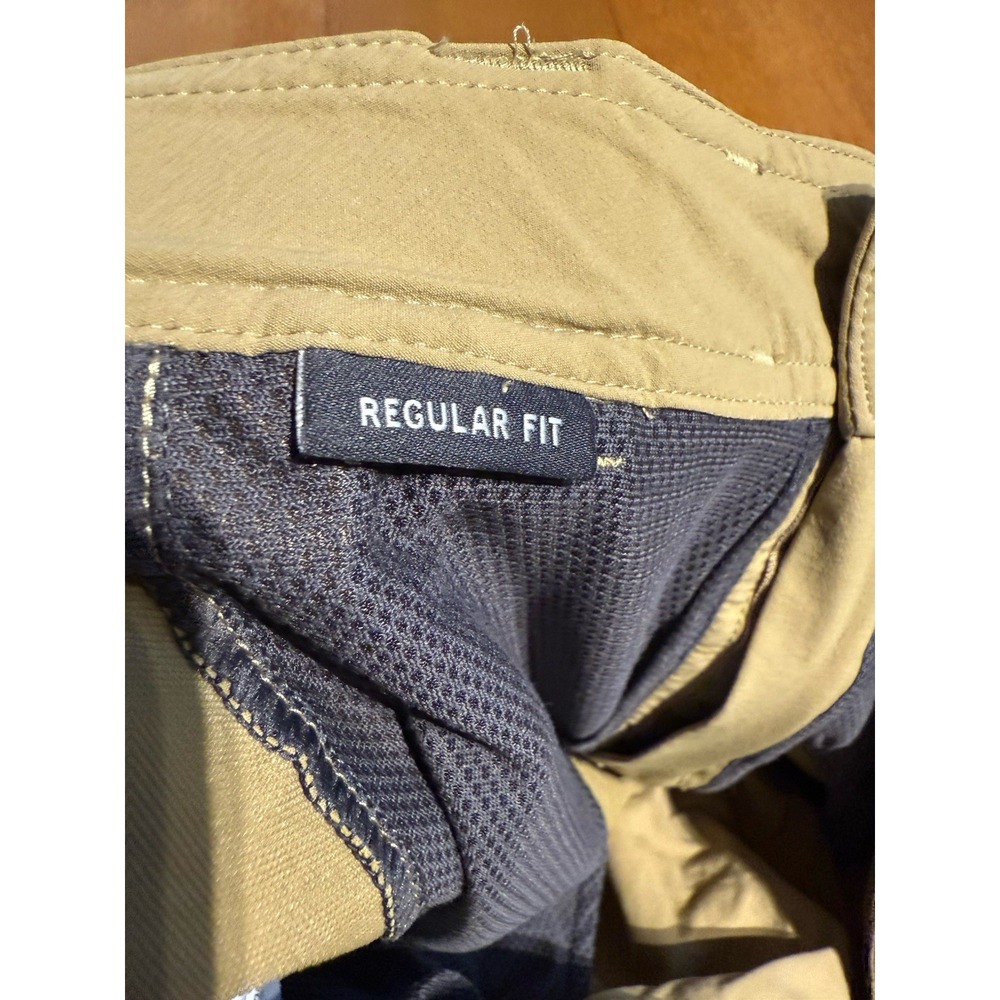 REI Co-op Hiking‎ Shorts Men's 36 Beige Belted Nylon Spandex Trail 11" Inseam - Picture 7 of 11
